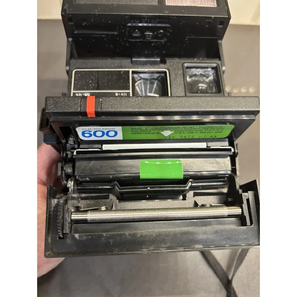Vintage Polaroid One Step Flash 600 Instant Camera 80s 90s Retro Film Untested